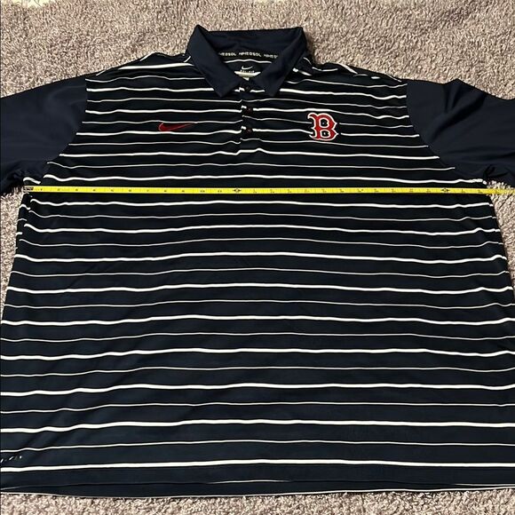 Nike Boston Red Soz Blue and White Polo Shirt - Picture 6 of 6